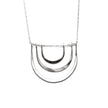Carolyn Keys Handmade Jewelry - Triple Arc Necklace in Sterling Silver