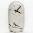 White Squirrel Clayworks Handmade Wall Clock