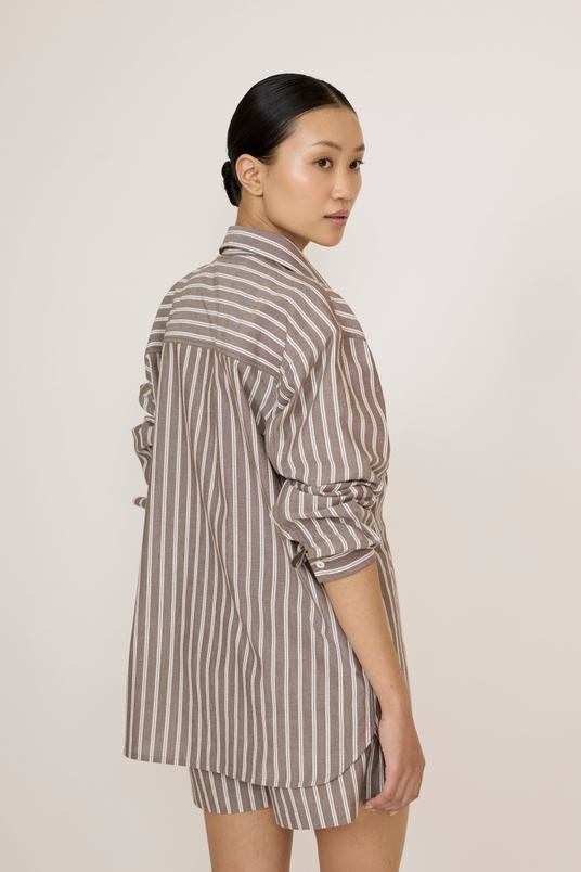 Everything Shirt in Acorn Stripe