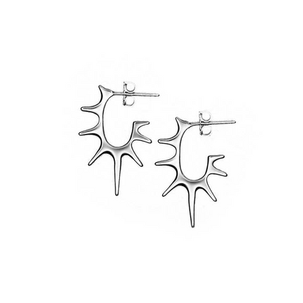 Carolyn Keys Handmade Jewelry - Blast Hoop Earrings