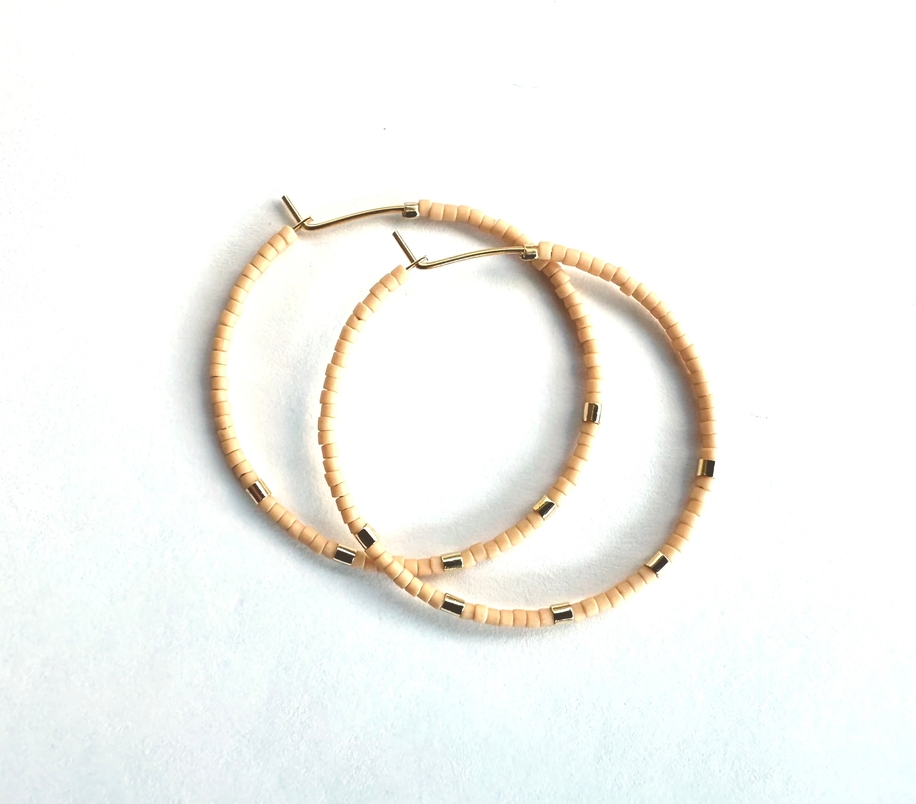 Minimalist Bold Bar hoops