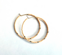 Minimalist Bold Bar hoops