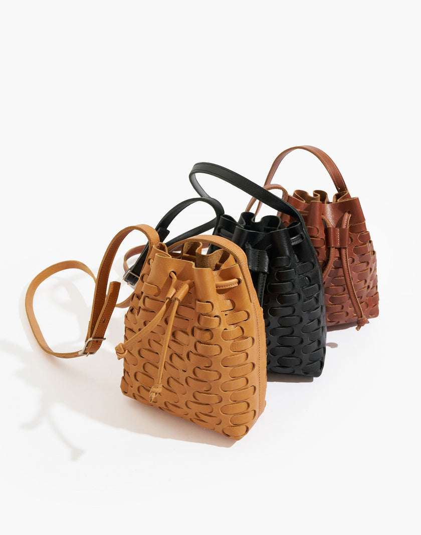Woven Bucket Bag
