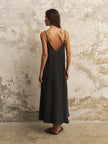 Lucid Flow Maxi Dress in Black