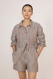 Easy Shorts in Acorn Stripe