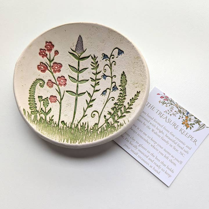 Handmade Clay Trinket Dish