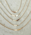 Minimalist Japanese Seed Bead Necklace