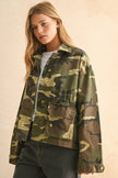 Lightweight Cotton Canvas Jacket in Camo