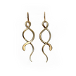 Carolyn Keys Handmade Jewelry - Asp Earrings - Brass