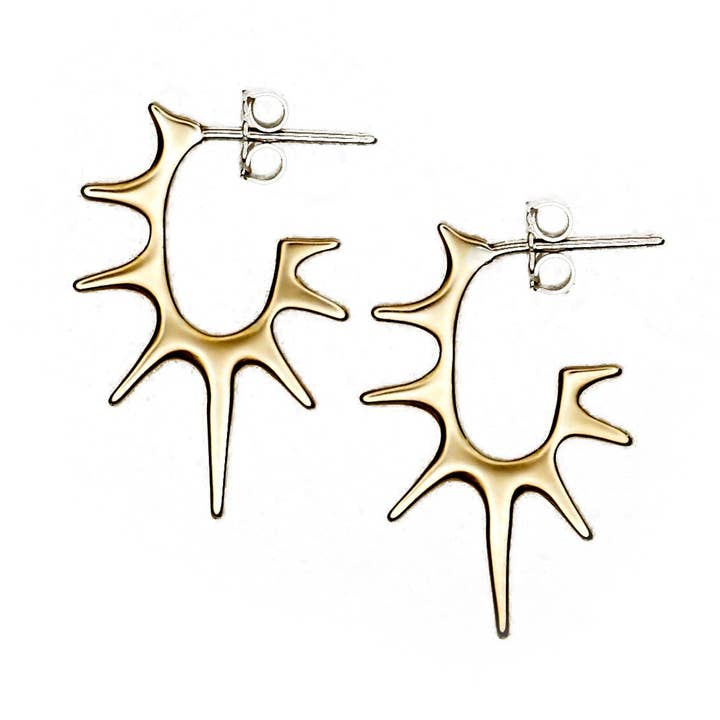 Carolyn Keys Handmade Jewelry - Blast Hoop Earrings