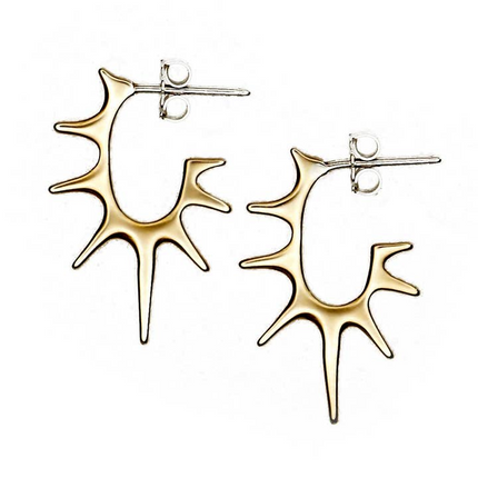 Carolyn Keys Handmade Jewelry - Blast Hoop Earrings