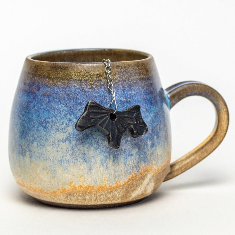 White Squirrel Clayworks Handmade Ceramic Charm Tea Infuser