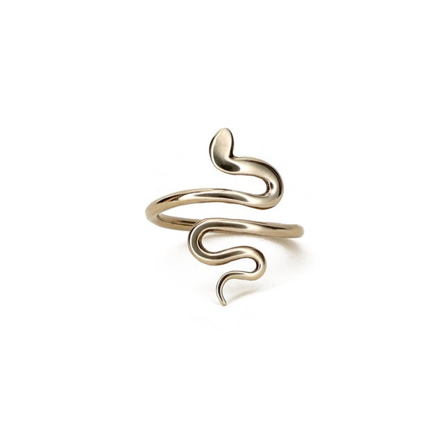 Carolyn Keys Handmade Jewelry - Viper Ring in Brass