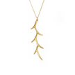 Carolyn Keys Handmade Jewelry - Branch Necklace in Brass