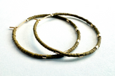 Minimalist Bold Bar hoops