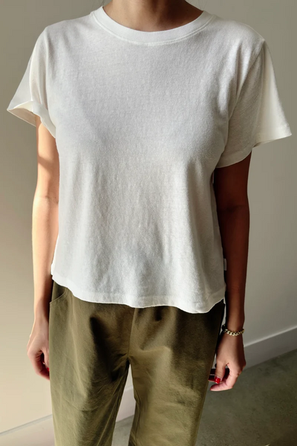 Airy Darling Tee - Vintage White