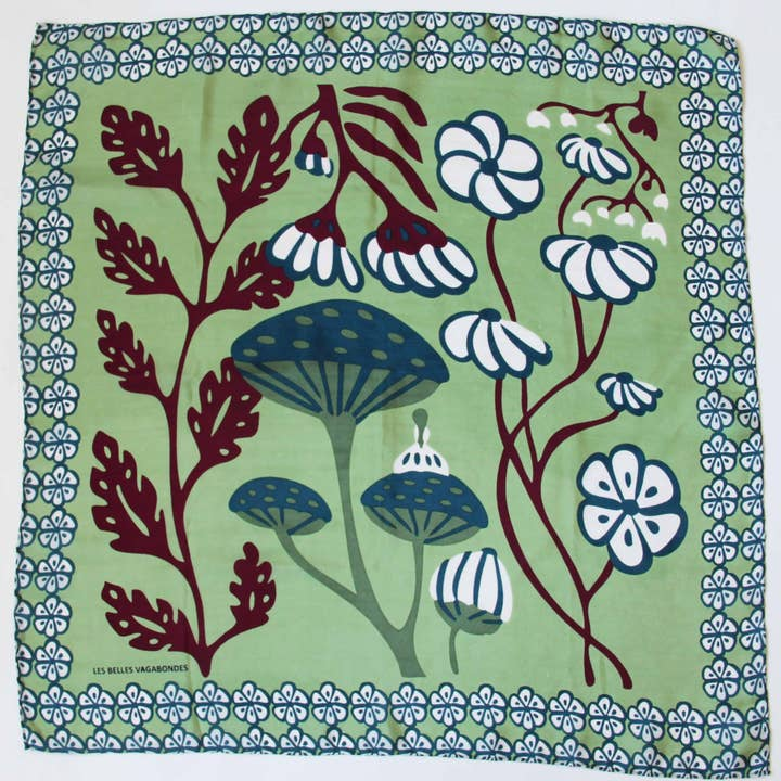 Les Belles Vagabondes 100% Silk Square - Small