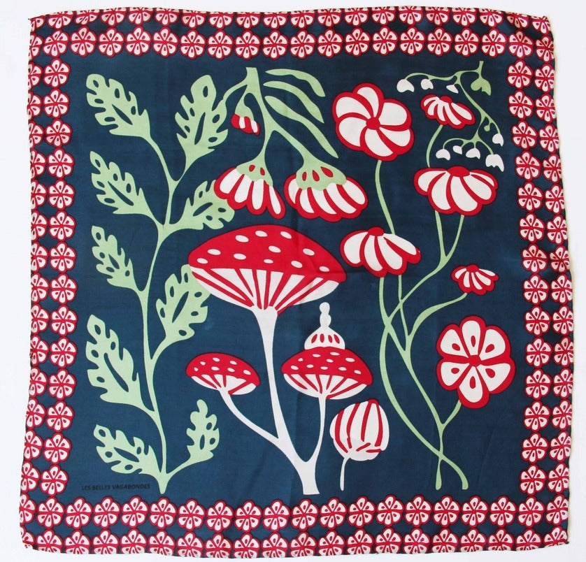 Les Belles Vagabondes 100% Silk Square