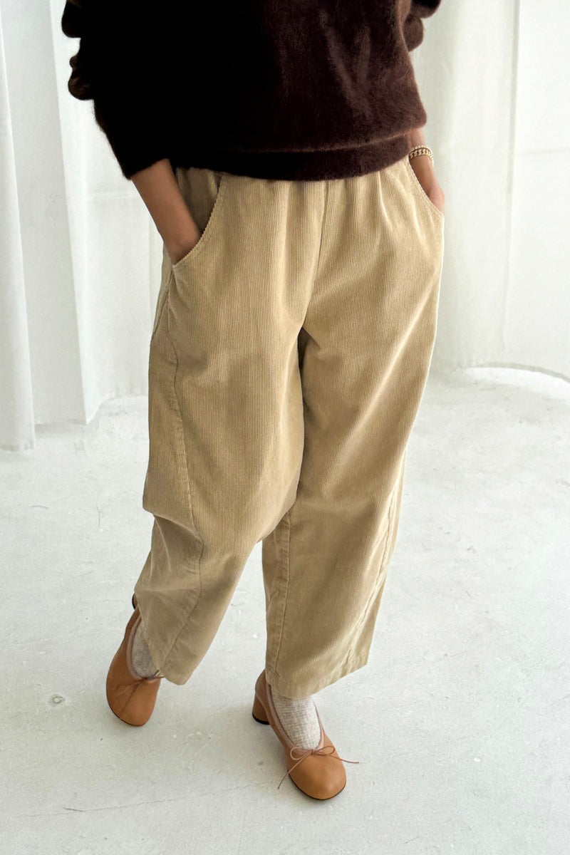 Le Bon Shoppe Corduroy Arc Pants - Khaki