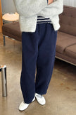 Le Bon Shoppe Corduroy Arc Pants - Navy