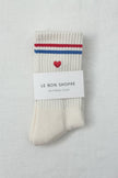 Le Bon Shoppe Embroidered Boyfriend Socks