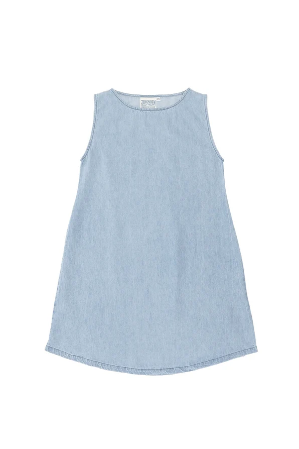Jungmaven Baez Dress in Light Summer Denim