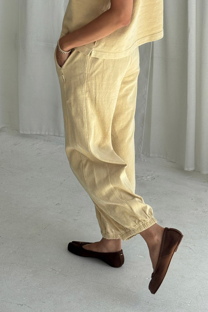 Le Bon Shoppe Balloon Pants - Butter