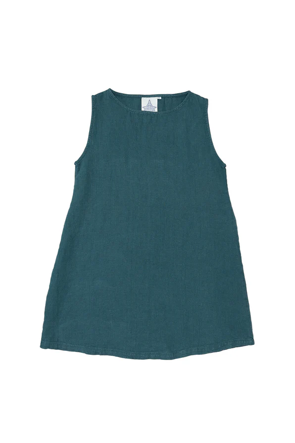 Jungmaven Baez Dress in Deep Teal
