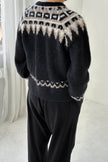 Le Bon Shoppe Alpaca Cabin Cardigan - Black