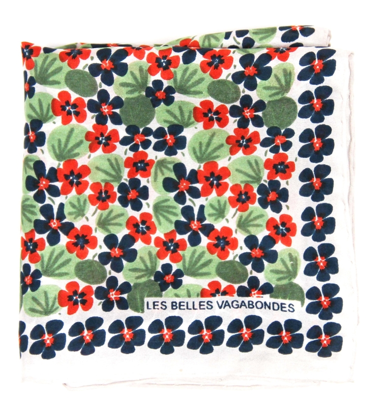 Les Belles Vagabondes 100% Silk Square - Small