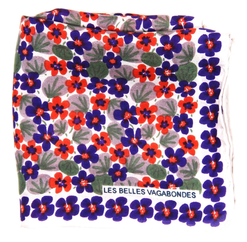 Les Belles Vagabondes 100% Silk Square - Small