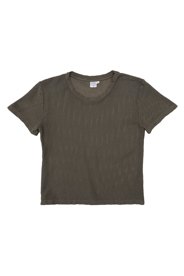 Jungmaven Carmen Cropped Mesh Tee