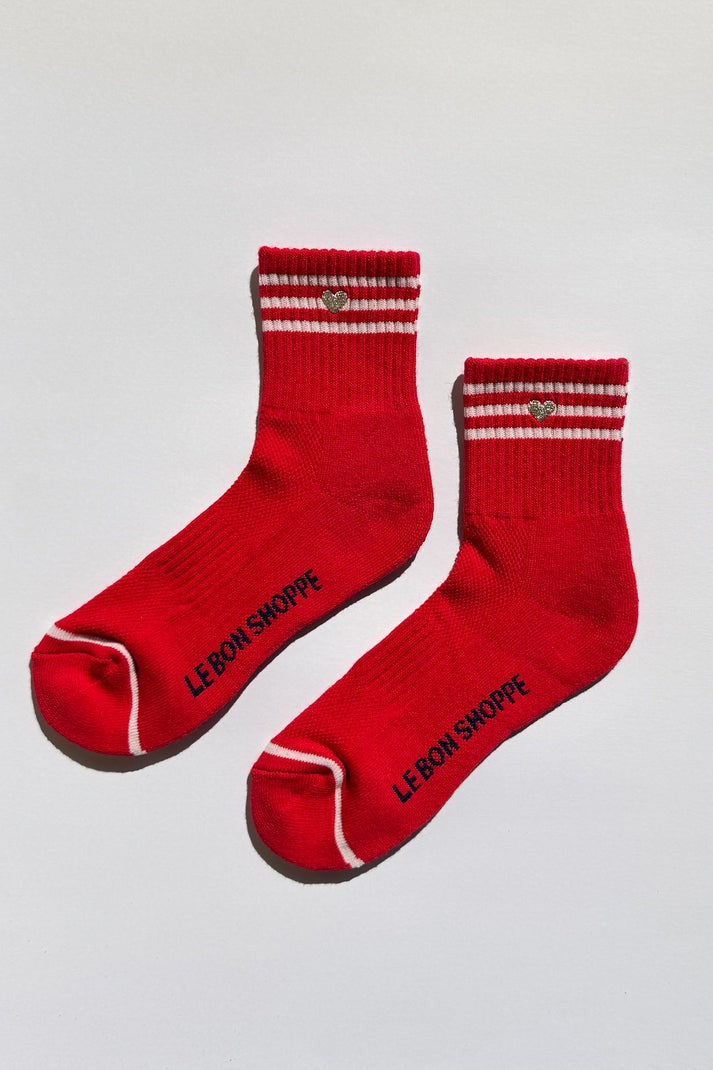 Le Bon Shoppe Embroidered Girlfriend Socks