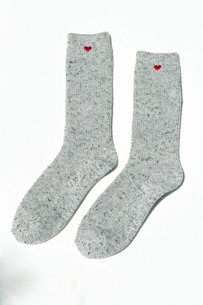 Embroidered Snow Socks