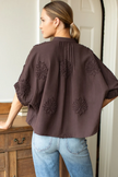 Mandarin Collar Top - Organic Cotton - Various Colors
