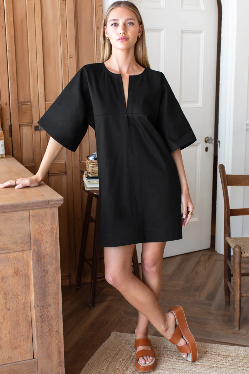 Structured Dress in Black