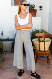 Emerson Fry Pull-On Pocket Pant in Newburyport Stripe