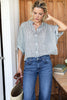 Emerson Fry Mandarin Collar Top - Organic Cotton - Various Colors