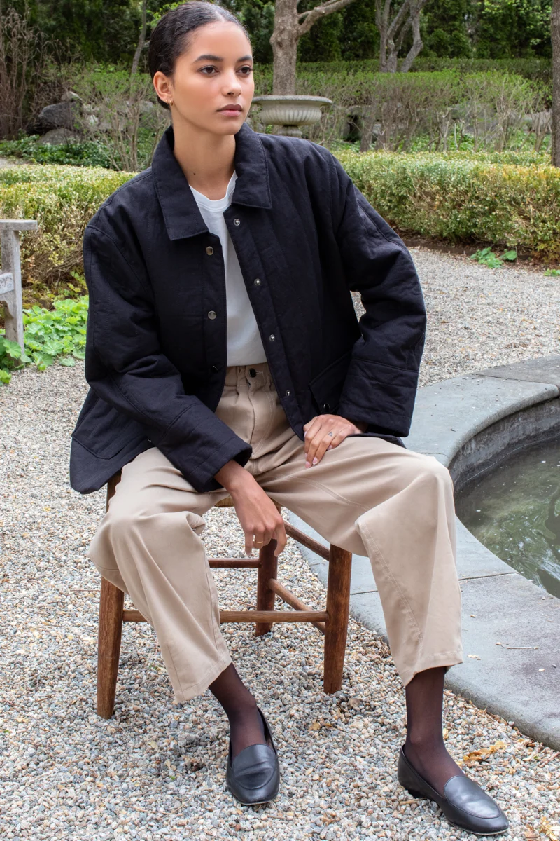 Camp Barn Coat in Black