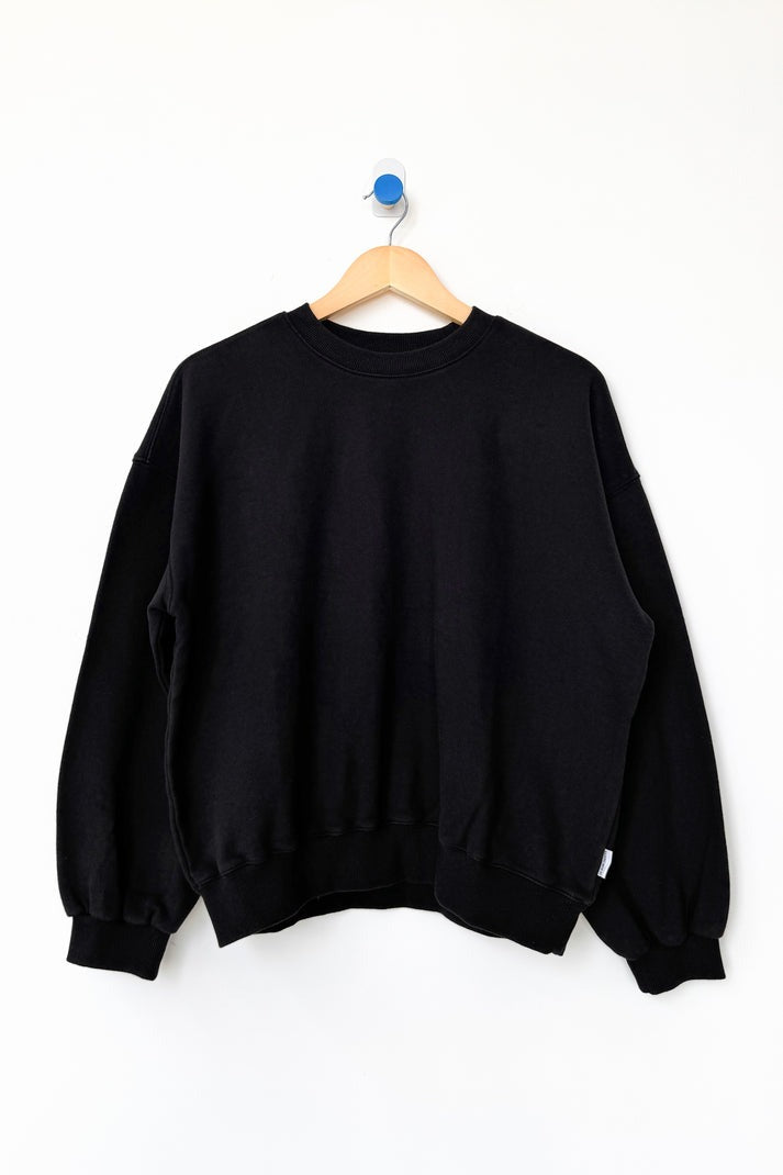 Le Bon Shoppe French Terry Core Sweatshirt - Black