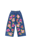 Jungmaven Disco Pant - Floral Denim