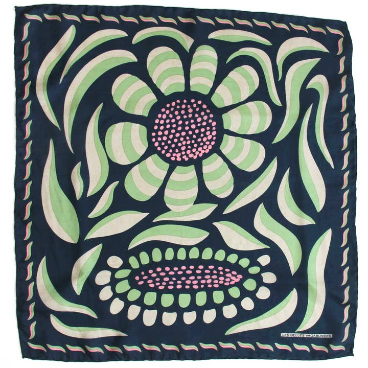 Les Belles Vagabondes 100% Silk Square - Small