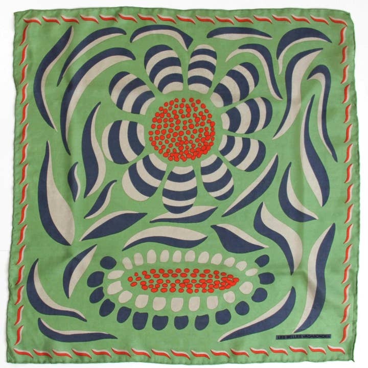 Les Belles Vagabondes 100% Silk Square