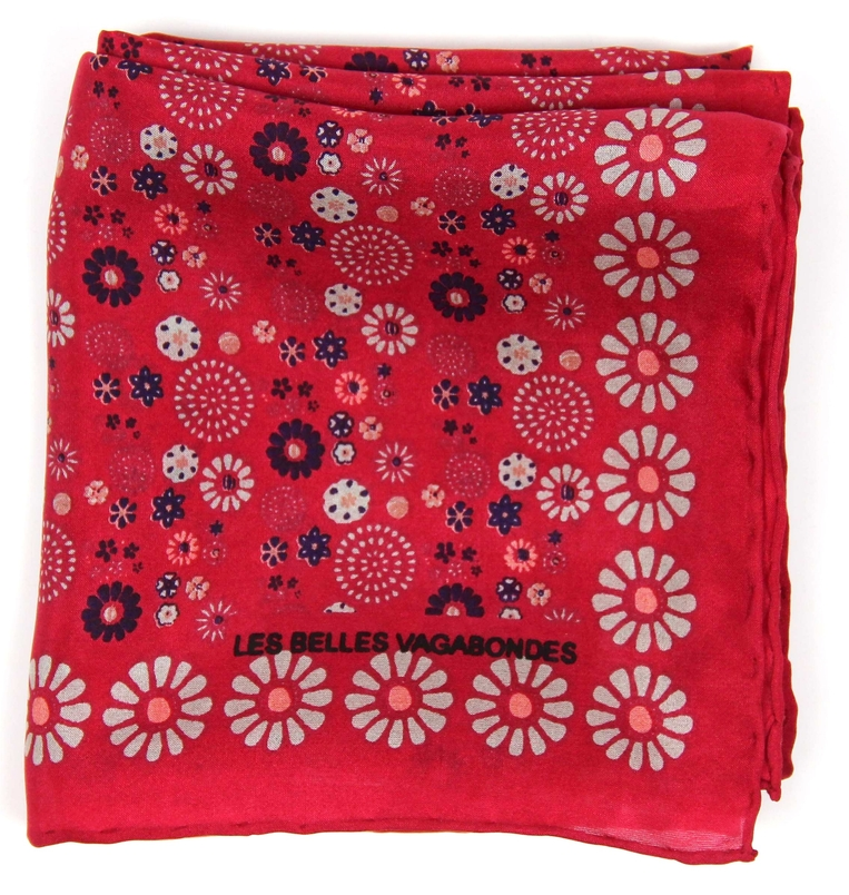 Les Belles Vagabondes 100% Silk Square - Small