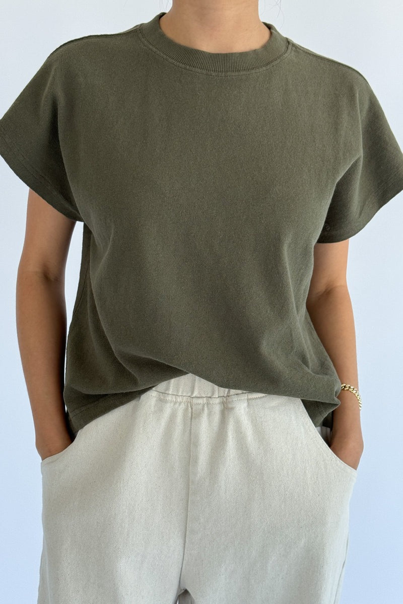 Le Bon Shoppe Jeanne Tee - Olive