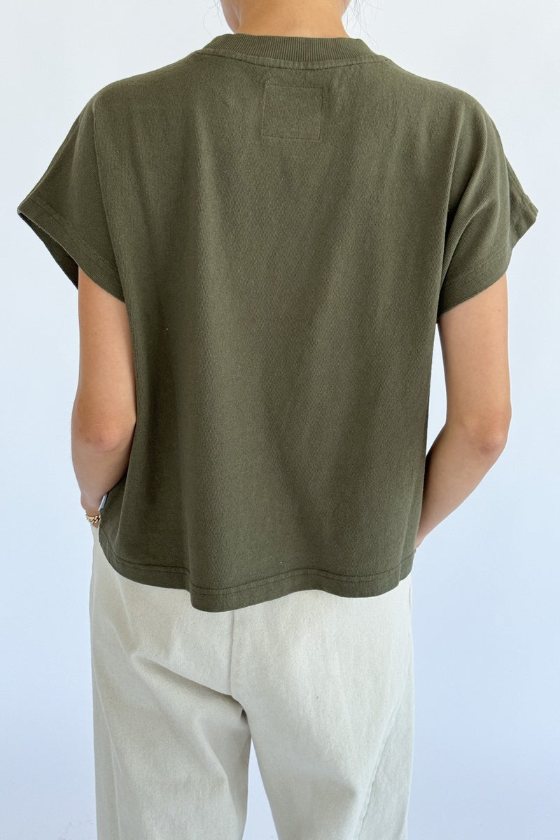 Le Bon Shoppe Jeanne Tee - Olive