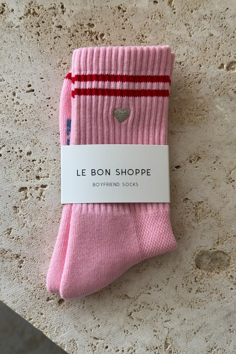 Le Bon Shoppe Embroidered Boyfriend Socks