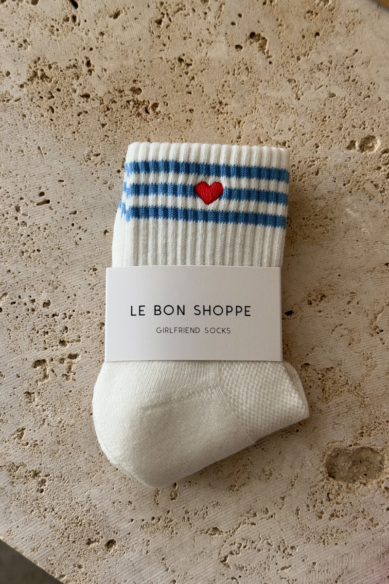 Le Bon Shoppe Embroidered Girlfriend Socks