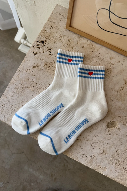 Le Bon Shoppe Embroidered Girlfriend Socks