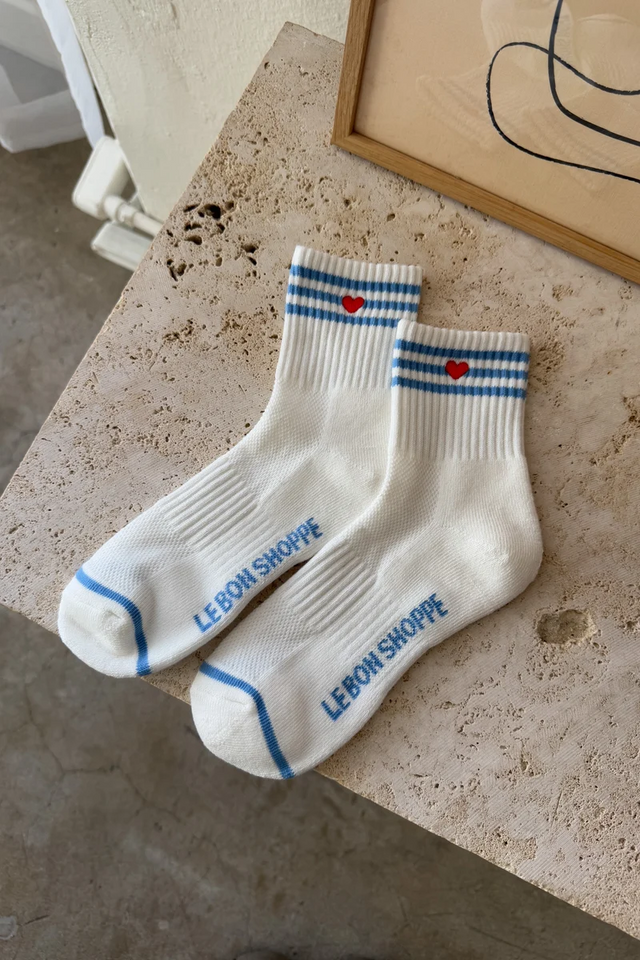 Le Bon Shoppe Embroidered Girlfriend Socks